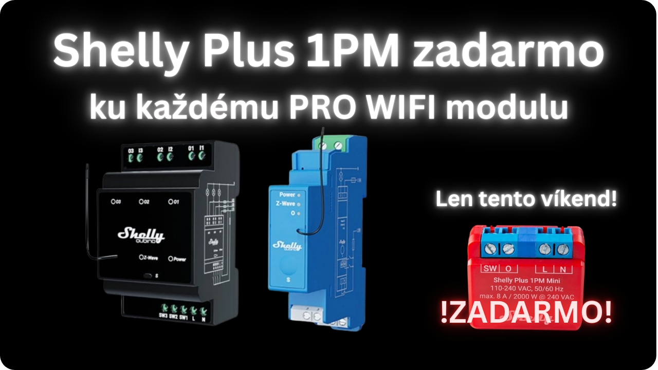 PRO WiFi + modul zadarmo